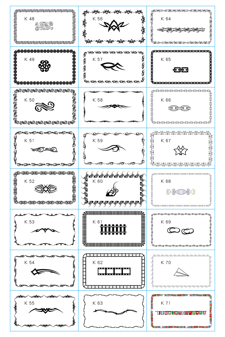 コーナー飾り罫イラスト無料イラスト・フリー素材なら「イラストAC」