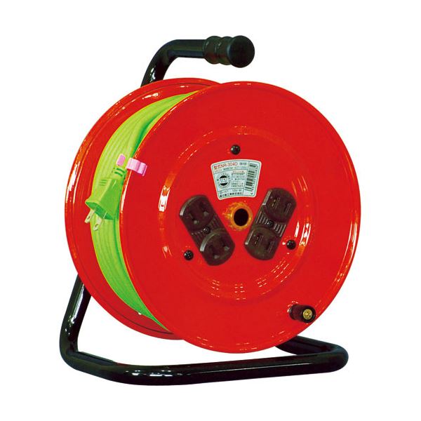 ハタヤ コードリール SS-30 防雨型 屋外用15A・30m ＴＲＵＳＣＯ 屋外型コード