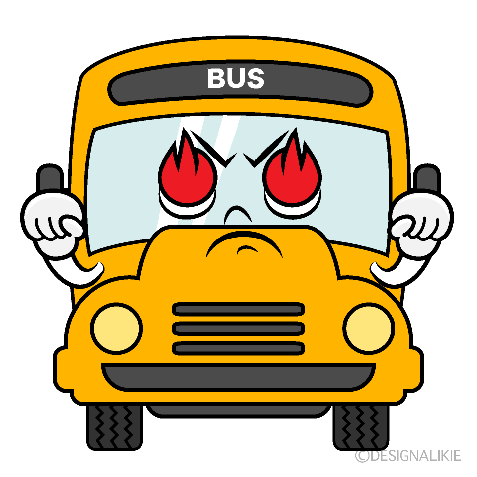 バスのイラスト 無料イラスト フリー素材