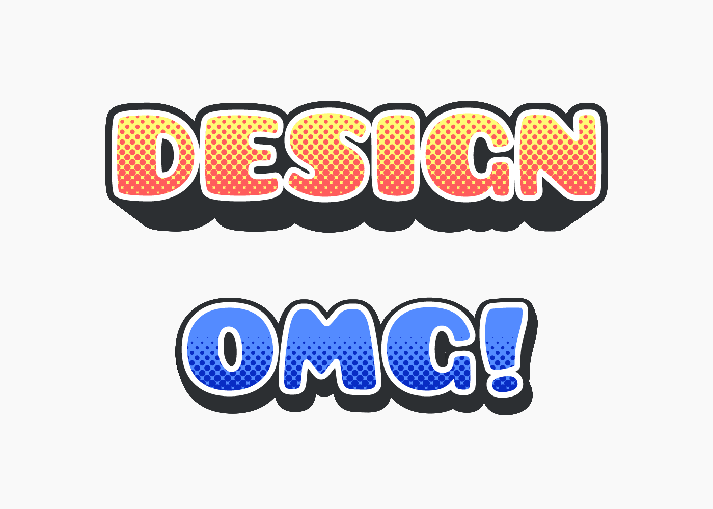 アメコミ風デザインvol.1 イラレでハーフトーン 網点 の作り方５０歳までにフリーランス