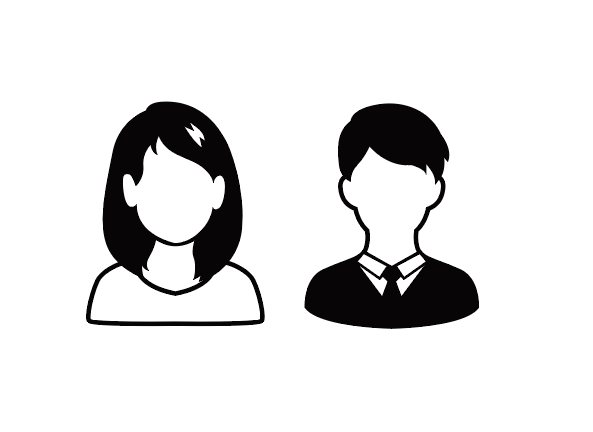 喜ぶ男女とアイコンのイラスト素材189876177 毎月1点無料 フリー のストックフォト イメージマート