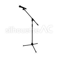 マイクスタンドイラストのフリー素材イラストイメージ
