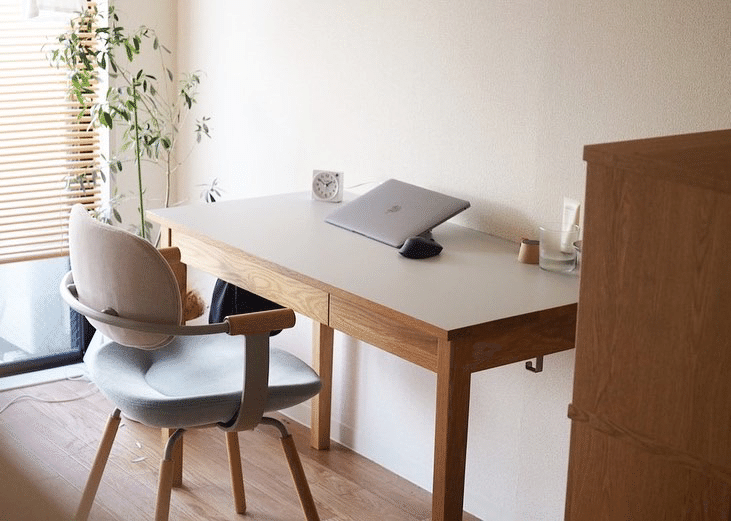 ブラックアイアンと古木風3Ｄシートのモダンなツインデスク パソコンデスク 勉強机 - メルカリ