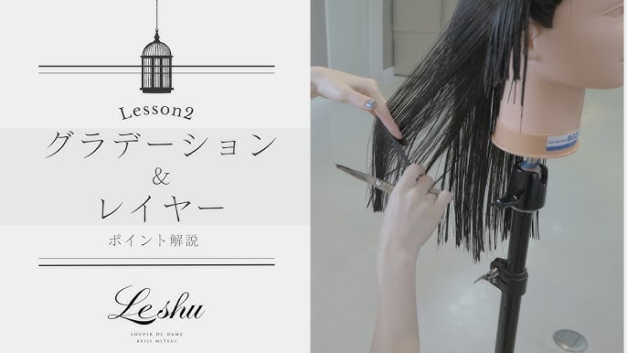 カットレッスン〜グラデーション〜その１ - Blanc-Becブランベック 大阪 西田辺 正規ビーワンサロン