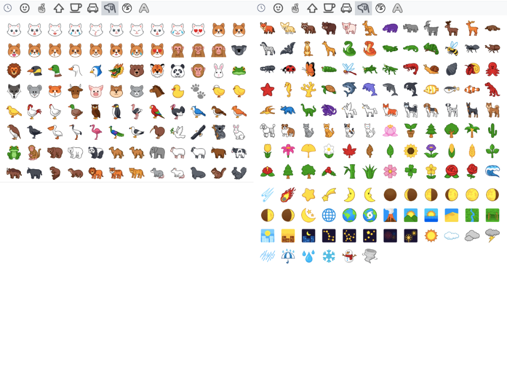 ぷにかわLINEキャラクターズ 絵文字のLINE絵文字画像、情報など