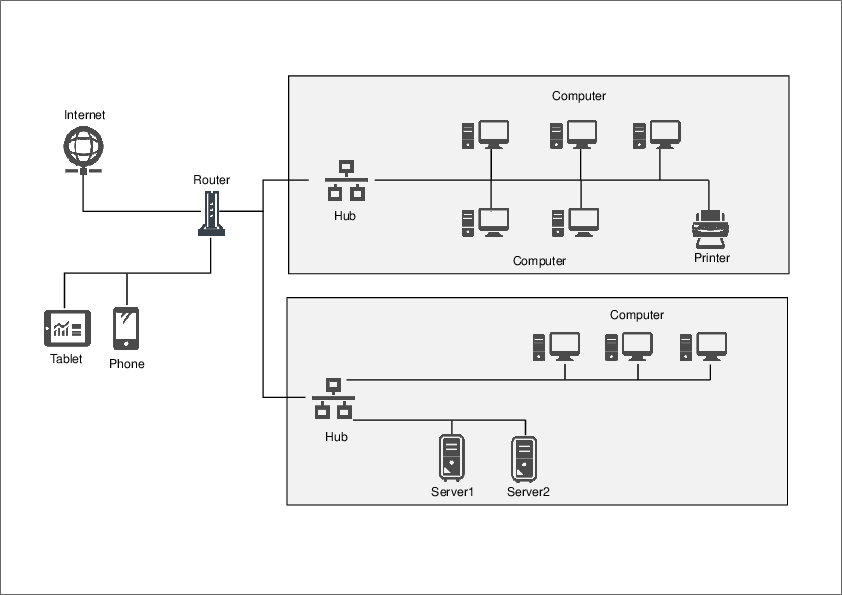 インターネット網のイラストフリー、無料で使えるイラストカット.com