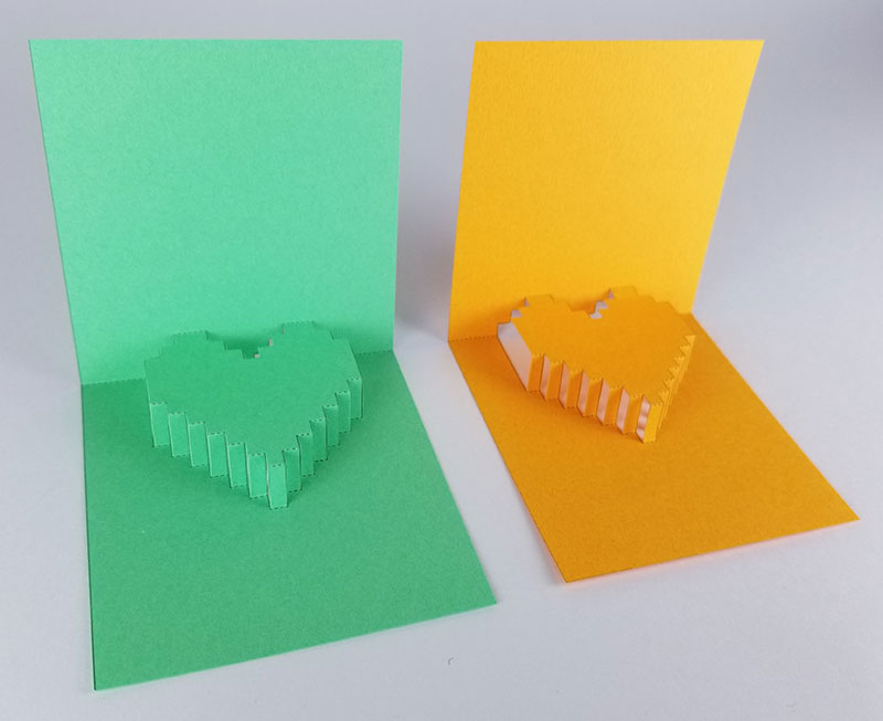 メッセージカードを手作り 飛び出す簡単なもの！花束や文字も立体に