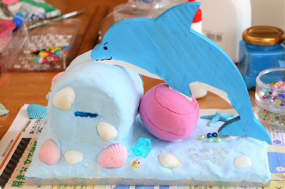 夏休みの悩みの種 自由工作mikiko's room