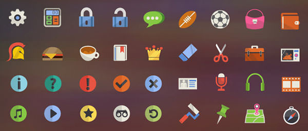 シンプルなデザインの無料アイコン「Buddha Line Icons」design Edge