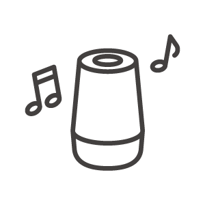 スピーカーのイラストフリー張り紙素材 はりがみや