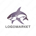 サメのロゴ野生の魚のベクターイラスト海洋捕食者製品ブランドデザインアイコン - ひれのベクターアート素材や画像を多数ご用意 - ひれ, アイコン,イラストレーション - iStock