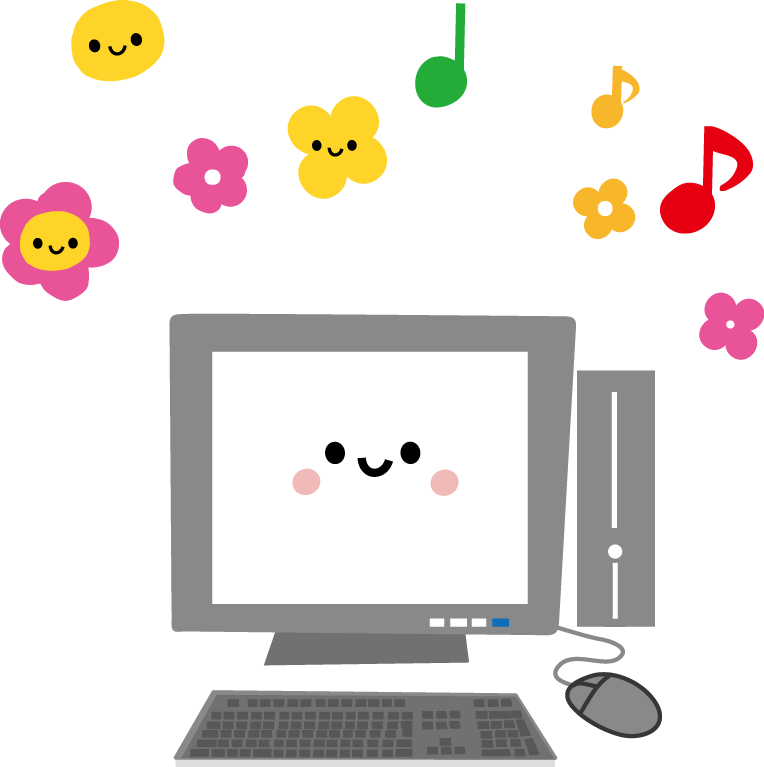 デスクトップパソコンのイラスト商用可・フリーイラスト素材ソコスト