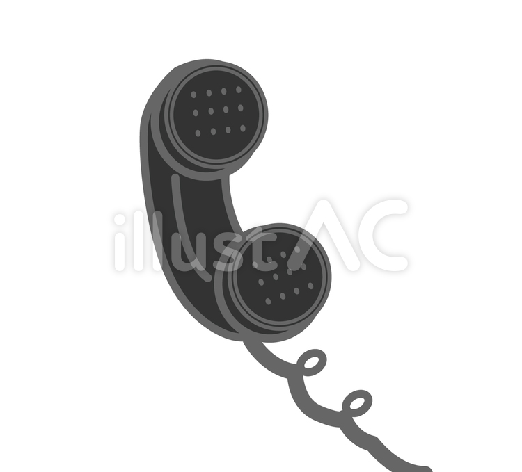 電話受話器アイコンデザインハンドセット電話 ベクター, デザイン, ハンドセット, 電話イラスト画像、PNGフリー 素材の、ロイヤリティフリ