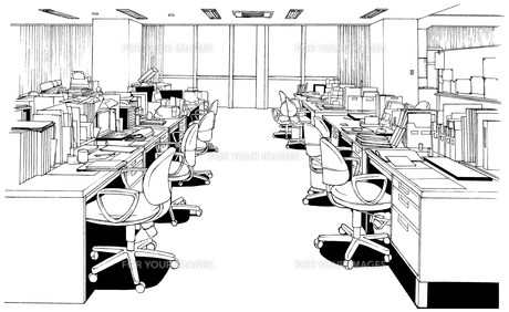 フリー素材会社のオフィス 4枚背景イラストみんちりえ