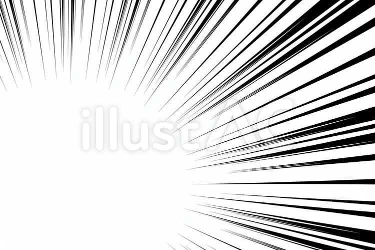 フリー素材集中線 2 6枚背景イラストみんちりえ