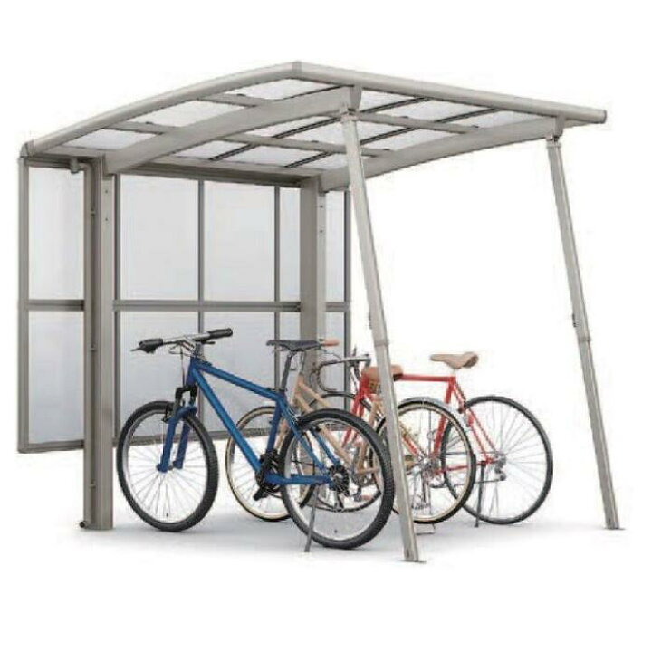 楽天市場無料☆特典対象 サイクルポート LIXIL リクシル TOEX フーゴFパーク 基本 22-21型 屋根 通常ポリカ サイドパネル通常ポリカ パネル高さ H1600 自転車 屋根 駐輪 diy バイク置き場 : DIY・エクステリアG-STYLE