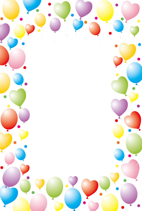 くるくるのぶどうのつるがかわいい巨峰のイラストフレーム素材・A４縦無料イラスト素材TemplateBox