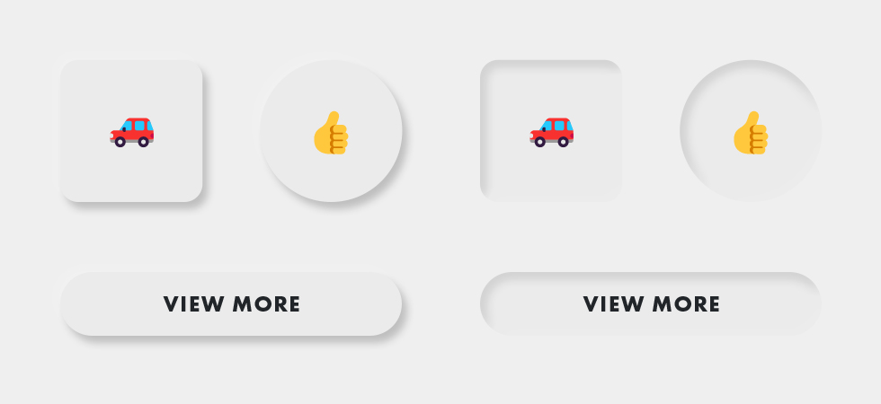 ニューモーフィズムでむにゅっとしたボタンを実装する