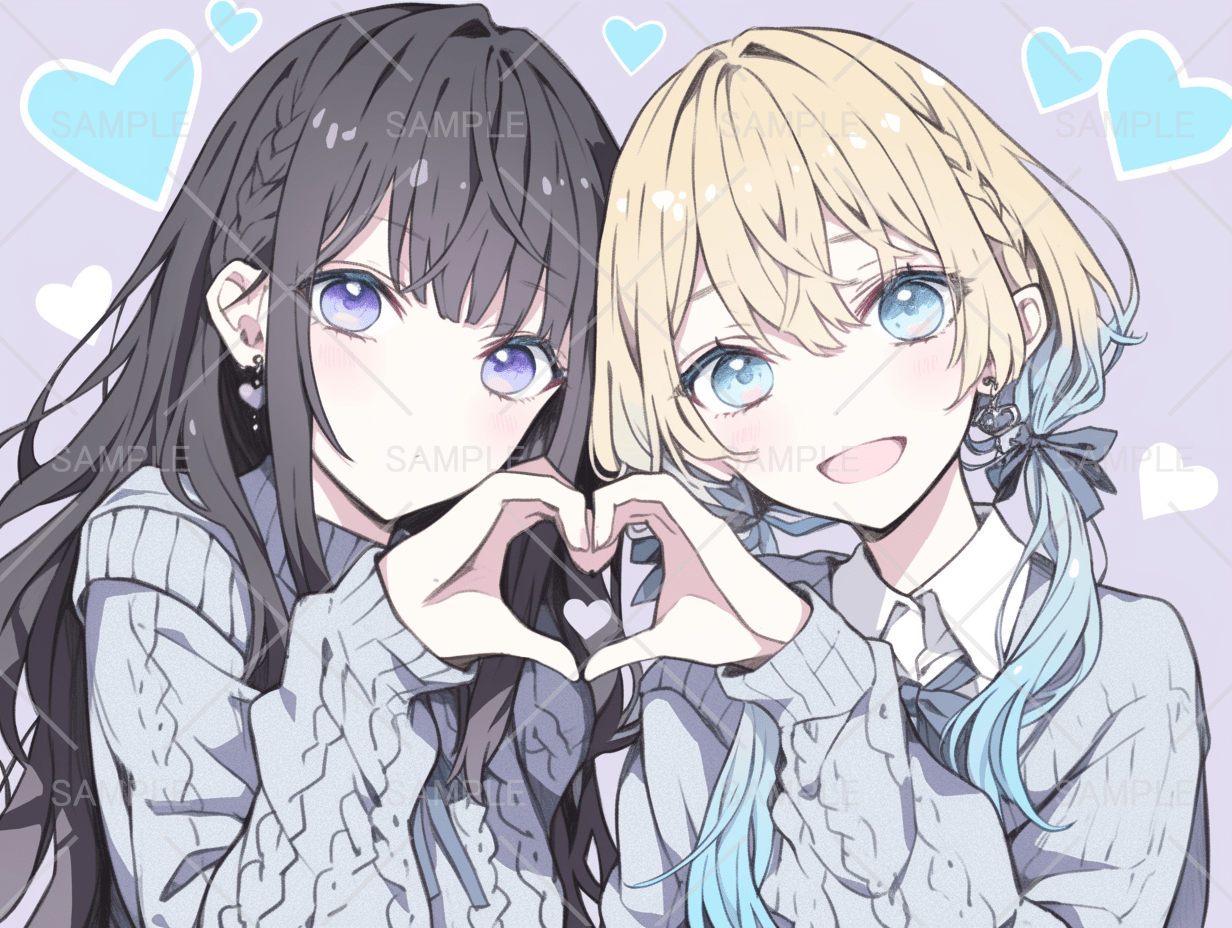 ペア画」の記事一覧momochyのおうちイラストレーターももちーのWebサイト