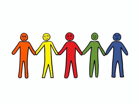 Unityとチームワークのアイコン。 連携と協力のコンセプト。 腕を持つ5人のグループ。 白い背景に線分ベクターイラスト。」のベクター画像素材 ロイヤリティフリー1808355979Shutterstock