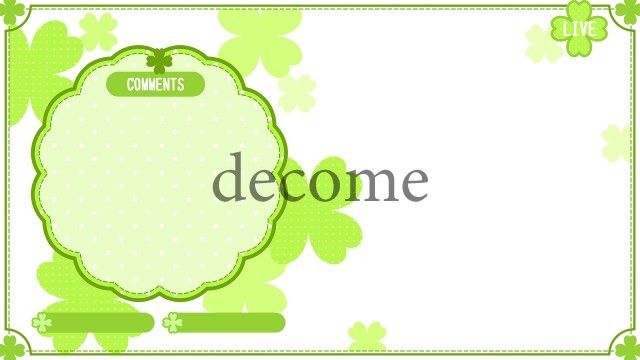 Vtuber 配信用フレーム オーバーレイ素材の制作 パーツ指定可SKIMA スキマ