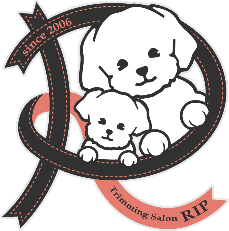 トリミングサロン ロゴマーク作成ペットケア・クリニックに可愛い犬のイラストロゴマークサロン集客・開業支援美容系デザイン作成-ロゴ マーク・名刺・SNSバナー・ホームページ制作