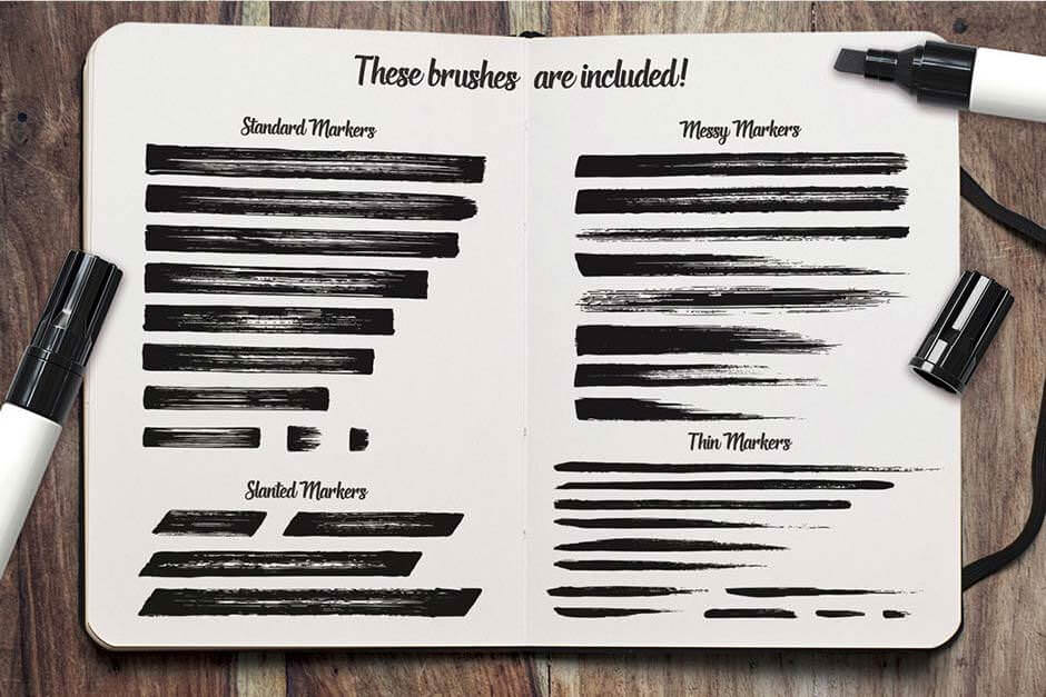 豪華！IllustratorブラシセットPart Ⅰ～ Part Ⅳ－ Free-Style – ALL FREE