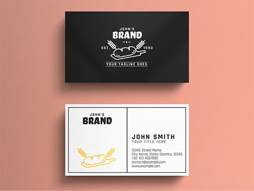 テンプレート選択：ショップカード 2つ折り印刷用のデザインデータを無料で作成クイックデザインONLINEネット印刷通販ならキングプリンターズ