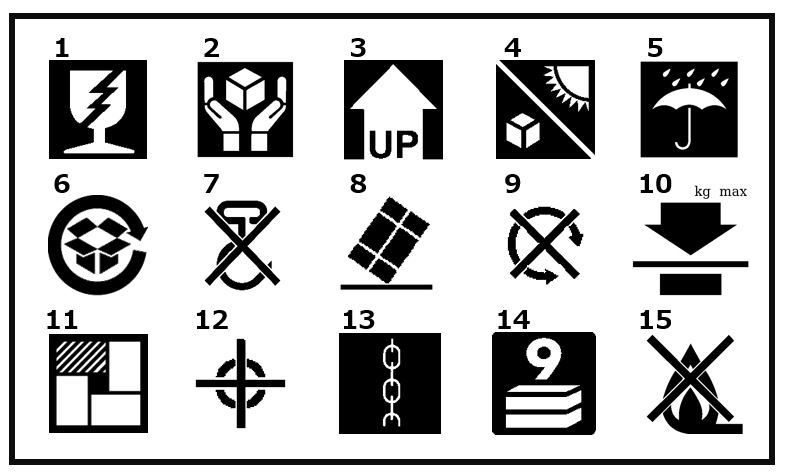 ゴミ分別・リサイクル マーク・アイコンセット：イラスト無料