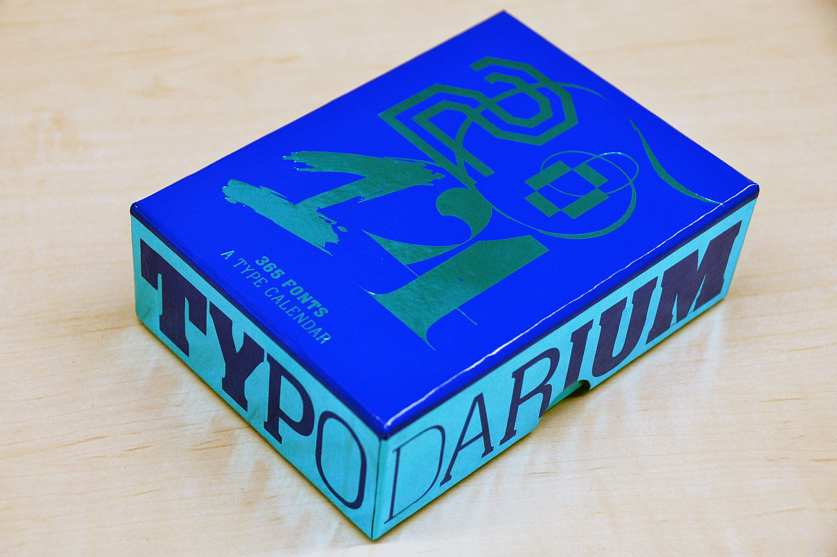 Typodarium 2026 日めくりカレンダー届きました : sonorité news OPEN 11:00~17:00 定休日水木
