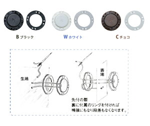 カシメ式マグネットボタン 打具付 18mm ベストブレイン SOKYマグネットホック – 毛糸蔵かんざわ