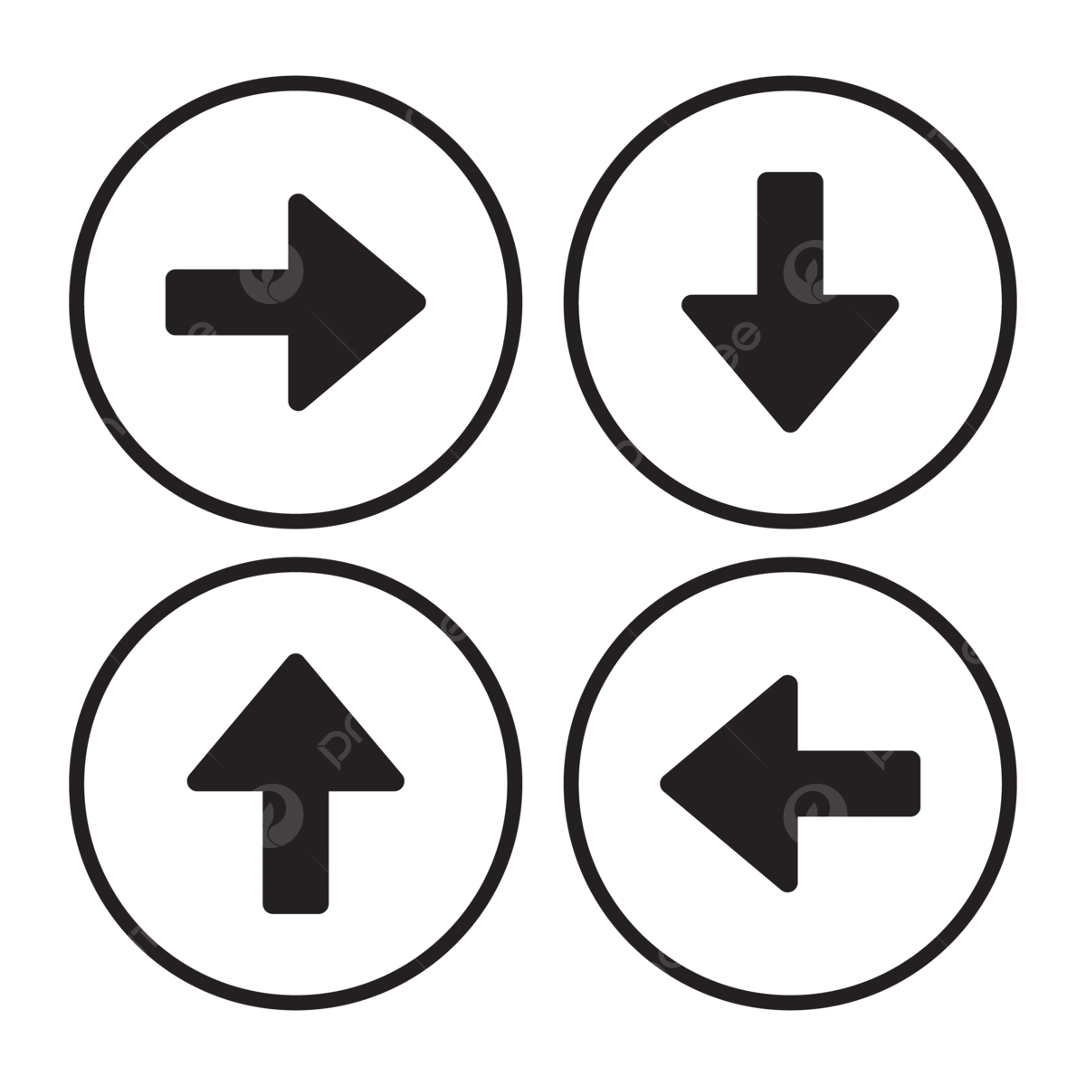 回転矢印・カーソル・リサイクルイラストアイコン01イラスト無料・かわいいテンプレート