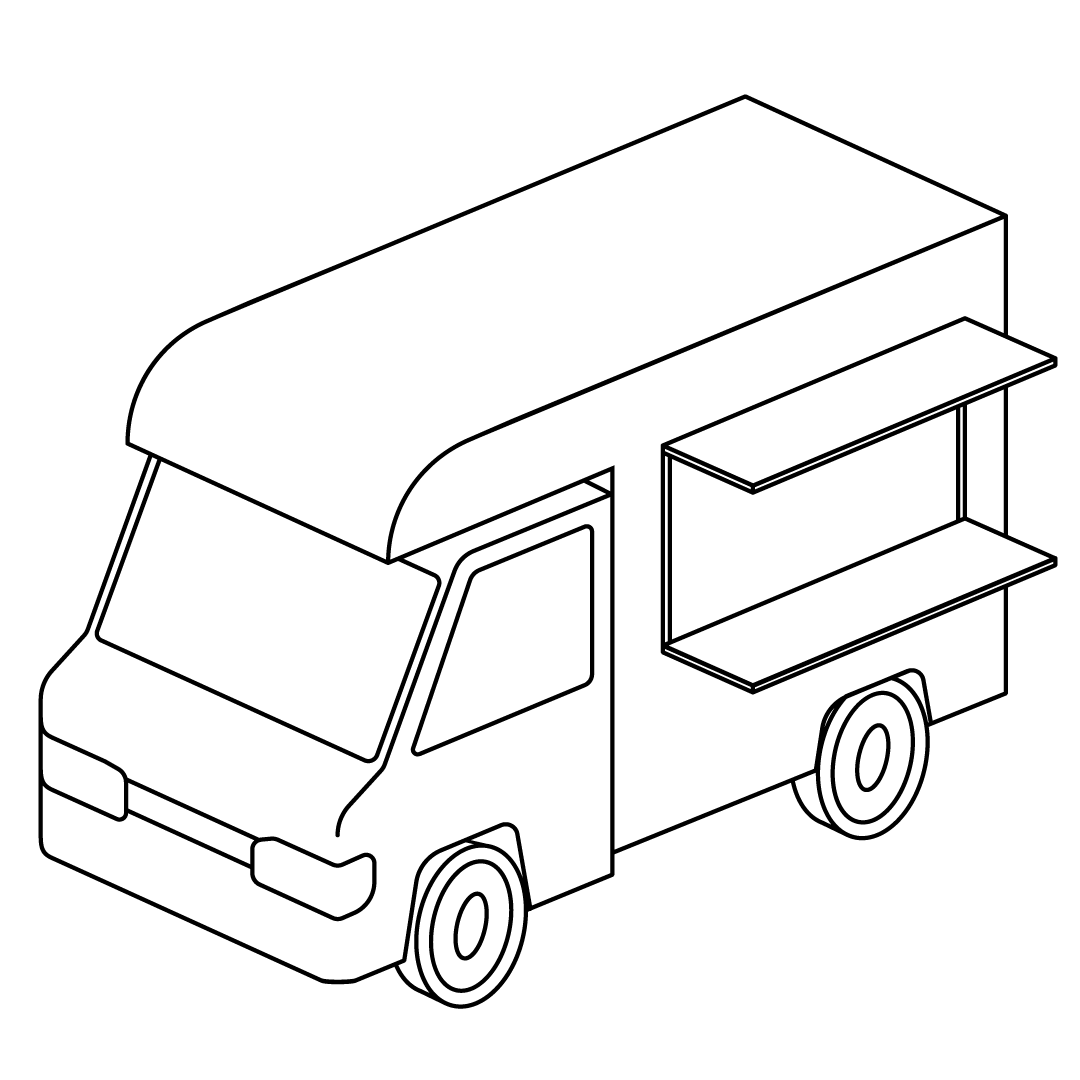 キッチンカーイラスト無料イラスト・フリー素材なら「イラストAC」