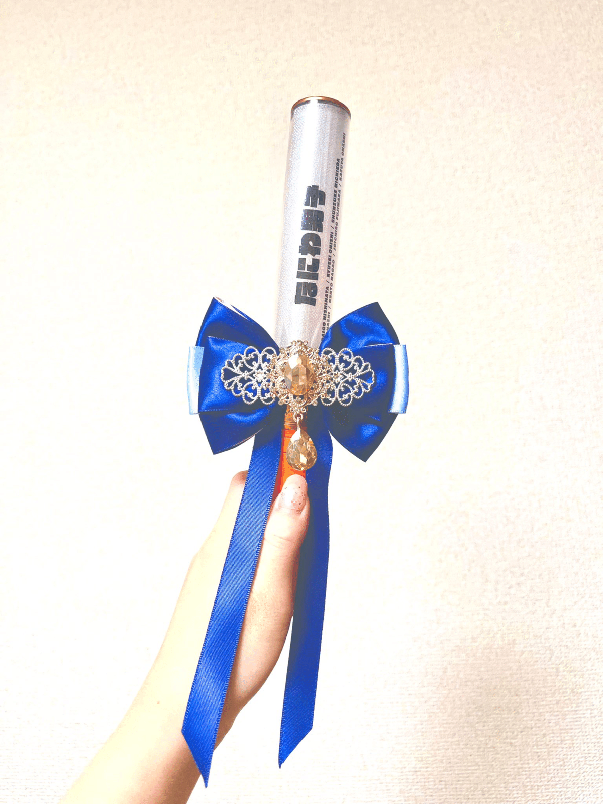 オタ活diy┊簡単可愛い☁️ペンラリボンの作り方ALLダイソー&セリア,針と糸はいらない,わかりやすく解説ENG – mugi nootakatsuDIYチャンネル