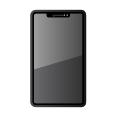 正面から見たスマホ 背景透明、本体画面透過エリア縦横比 9：16 ⇒ 詳細はコメント欄 のイラスト素材119028742- PIXTA