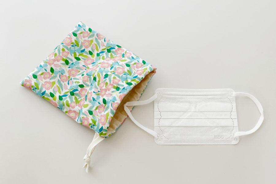 巾着袋の作り方 裏地なし・マチ付きNUNOTOIRO