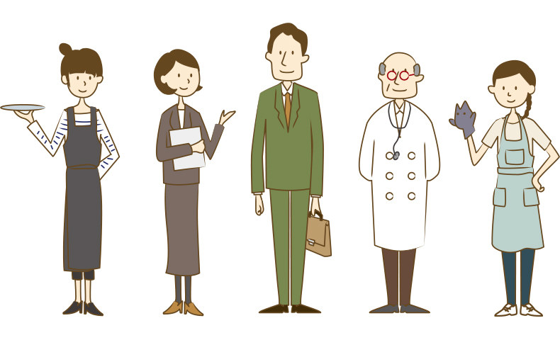 パソコン PC で仕事をする男性のイラスト無料フリー素材 - フリーランスWebデザイナーのリアル