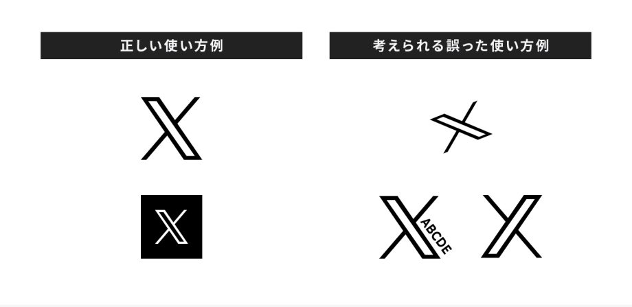 Xのロゴガイドライン事情 2023 09 04ぬ