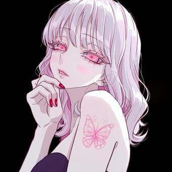 内気な女の子はピンクの円のアイコンをジェスチャーで愛を表現します ベクターイラスト画像とPNGフリー素材透過の無料ダウンロード - Pngtree