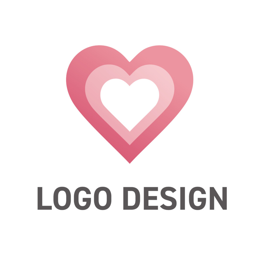 花の青系エレガントなグラデーションロゴ1666Logo Tank Global