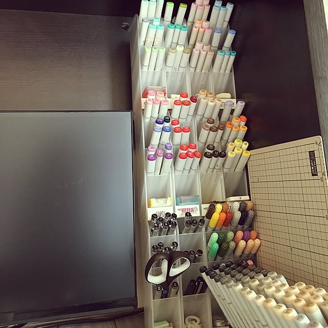 コピック 収納」のアイデア 15 件コピック, 収納 アイデア, 文房具