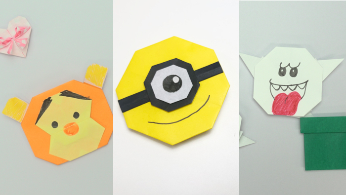 折り紙│ポーズを変えてアレンジ♪かわいい くまさんの手紙の折り方