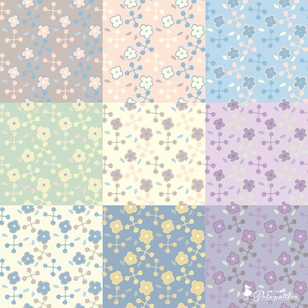 ストックしておきたい！幾何学模様のピクセル・スォッチパターン129個 商用可・AI－ Free-Style – ALL FREE