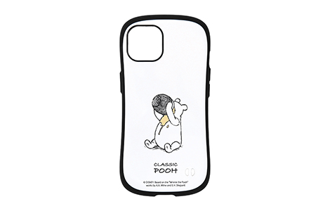 ミックス・マーブル：白＆黒 iPhone 14 Pro クリアケース