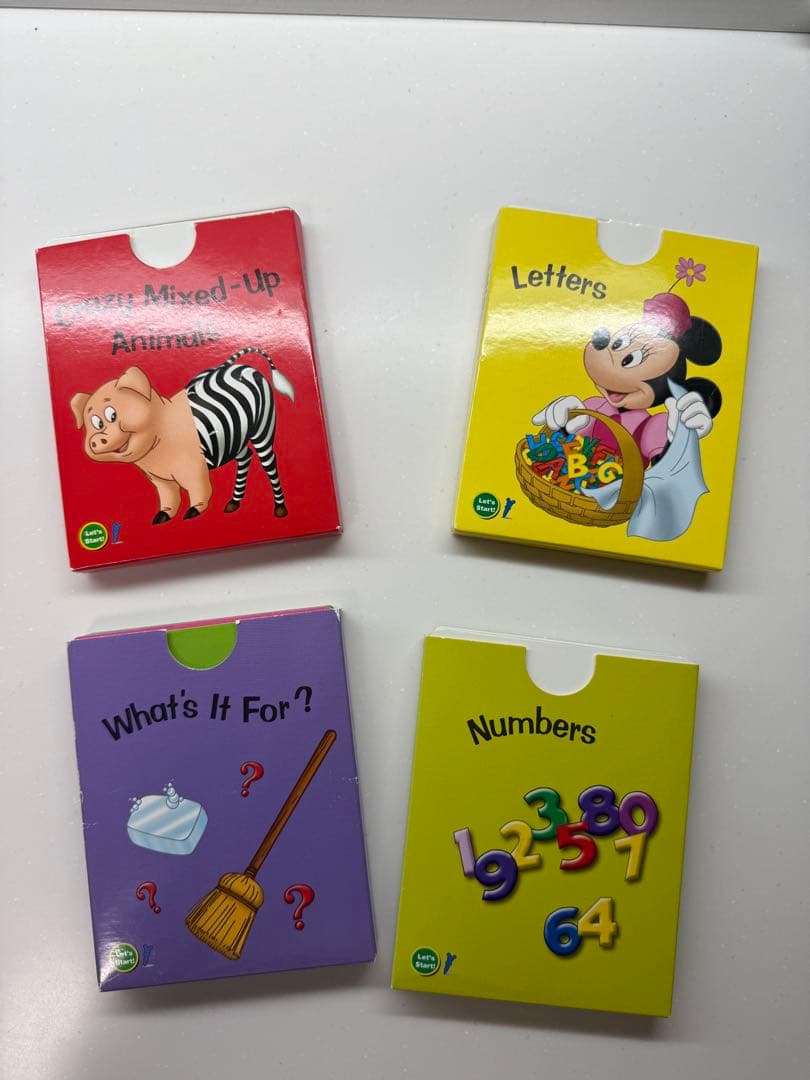 DWE ファンウィズワーズ 絵本 CD カード類 未開封あり Q＆Aカード、キューアンドエーカード