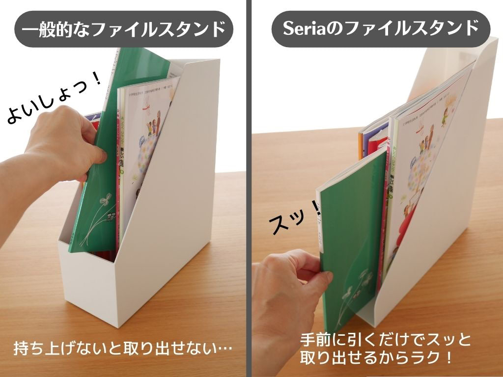 セリアで見つけた！紙1枚でも自立する『書類スタンド』中山 真由美 - 整理収納アドバイザーオフィシャルブログ Powered byAmeba